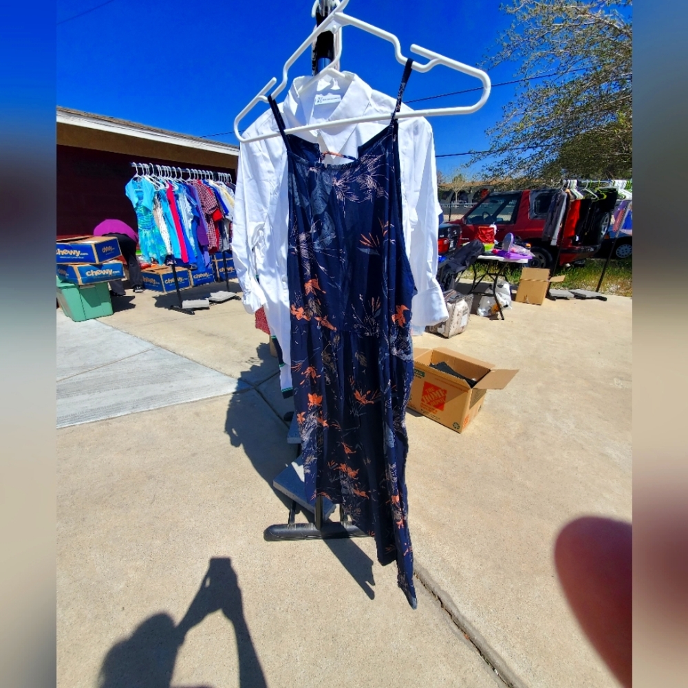 Roxy tank top dress, open back